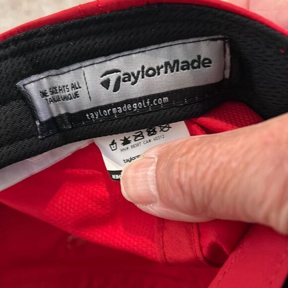 Red TaylorMade Golf Hat NWOT - Picture 3 of 6